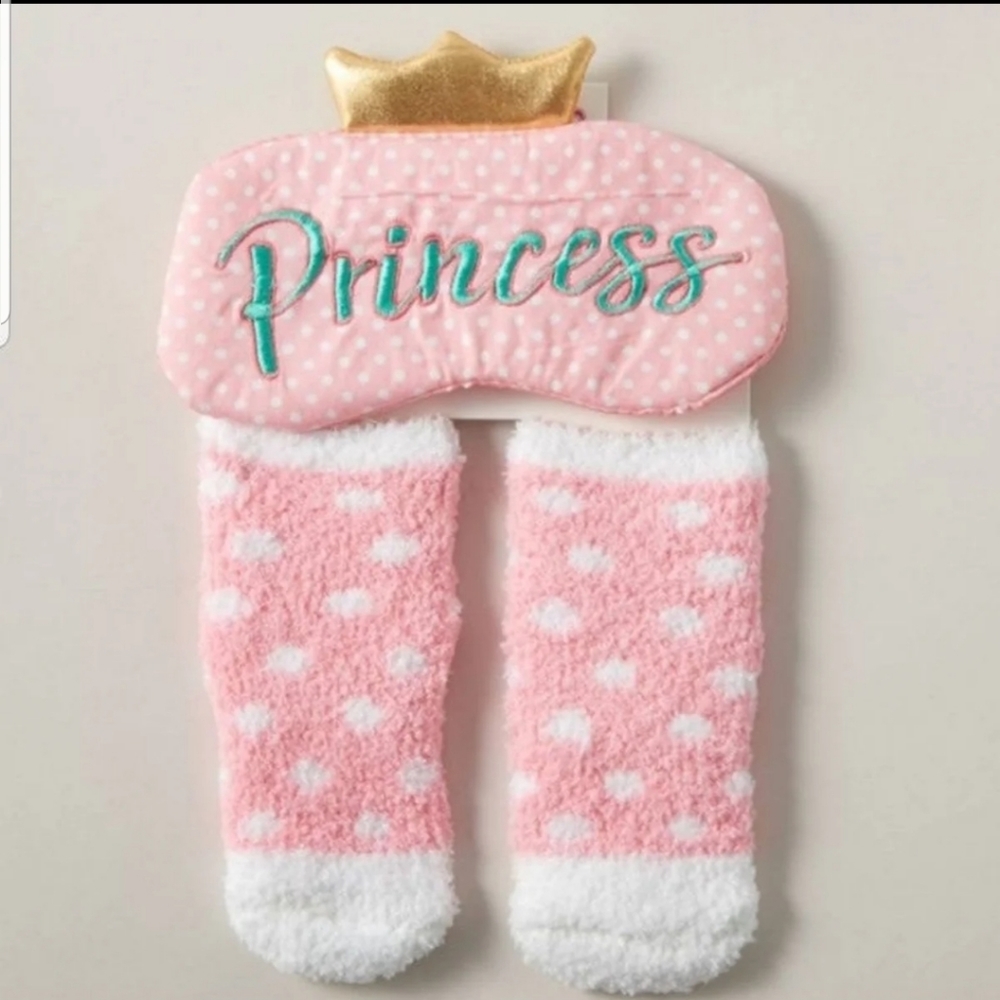 Little Girls Sleep Mask/Cozy Socks